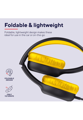 Trust Навушники Nouna Headphones mini-jack, Mic, Чорний