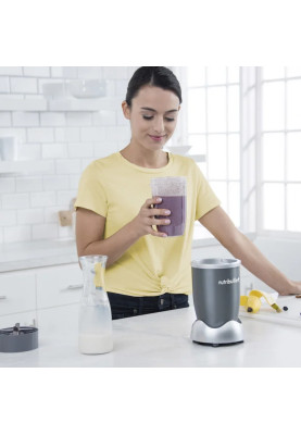 Kenwood Блендер Nutribullet стаціонарний, 600Вт, чаша-700мл, чорно-срібний