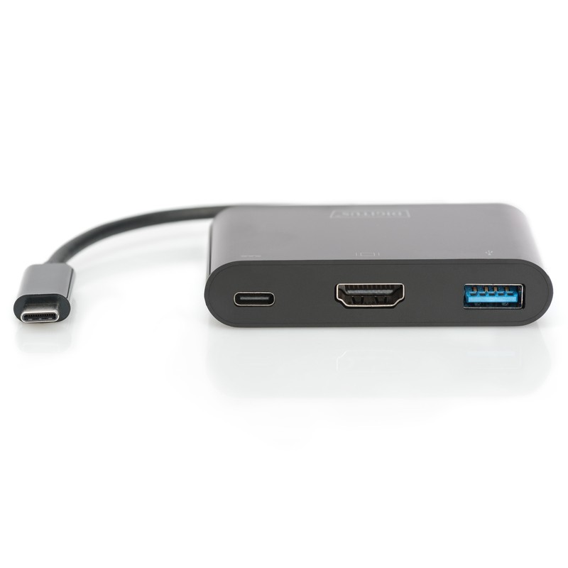 Digitus Адаптер USB-C - HDMA, 2xUSB