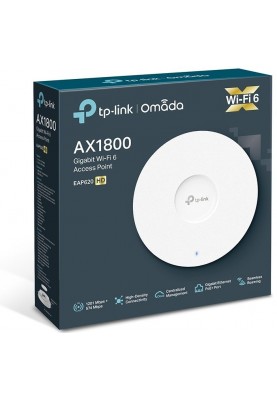 TP-Link Точка доступу EAP620 HD AX1800 1xGE LAN PoE MU-MIMO стельова