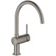 Grohe Змішувач для кухні Minta, довж.виливу - 223мм, поворотний, 1важіль, матовий графіт