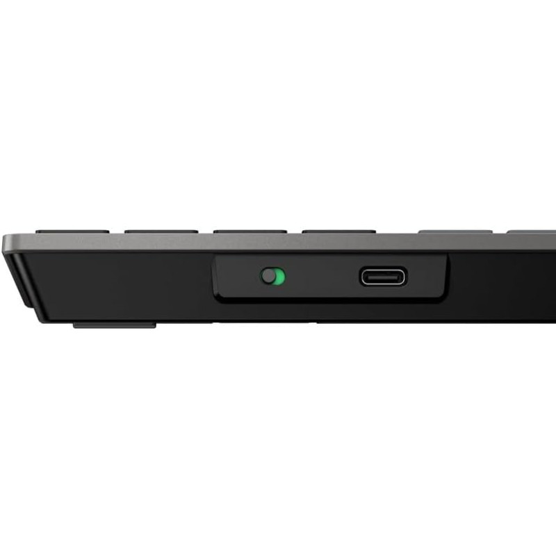 HP Клавіатура мембранна 720 Multi-Device Rechargeable, 109key, WL/BT, EN/UK, чорний