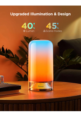Govee Настільний світильник розумний H6022 Table Lamp 2, RGBICWW, WI-FI/Bluetooth, білий