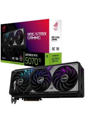 ASUS Відеокарта GeForce RTX 5070 TI 16GB GDDR7 OC ROG-STRIX-RTX5070TI-O16G-GAMING