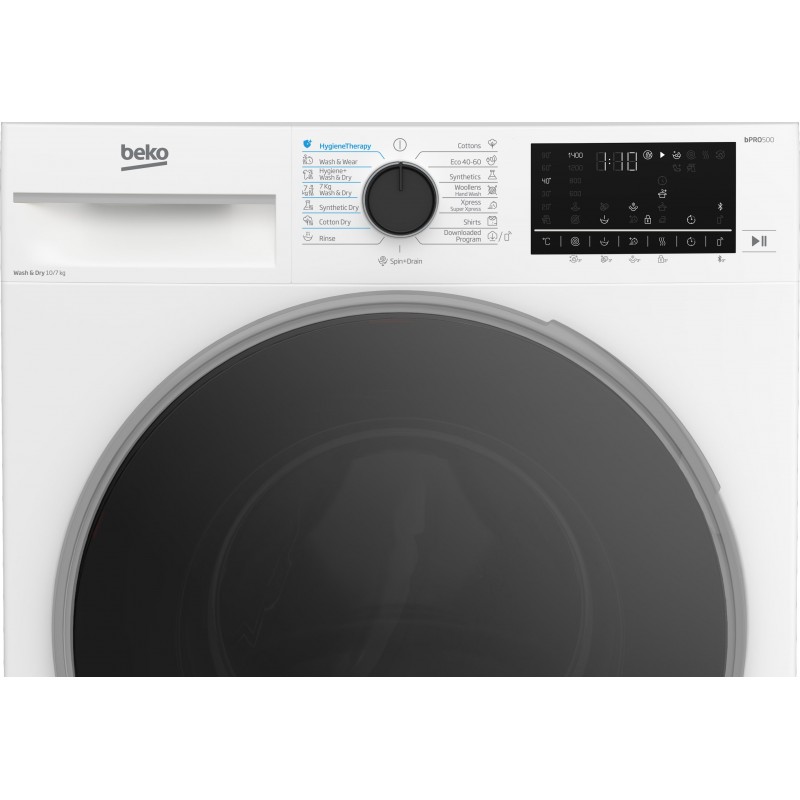 Beko Прально-сушильна машина фронтальна, 10(7)кг, 1400, E, 60см, дисплей, білий