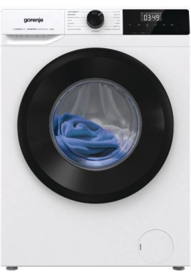 Gorenje Пральна машина Gorenje W2TNHPI84AS/P фронтальна, 8кг, 1400, A+++, 55см, дисплей, пара, інвертор, білий