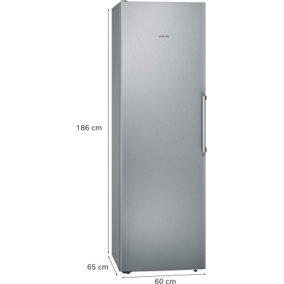Siemens Холодильна камера Siemens, 186x60x65, 346л, 1дв., E, ST, нерж Siemens Холодильна камера Siemens, 186x60x65, 346л, 1дв., E, ST, нерж