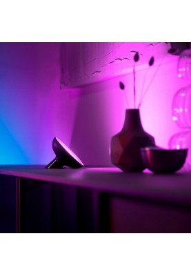 Philips Hue Настільний світильник розумний Bloom, 2000K-6500K, RGB, ZigBee, Bluetooth, димування, чорний