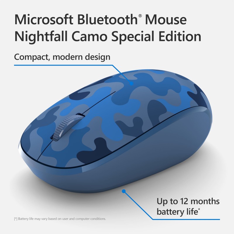 Microsoft Миша Camo SE Bluetooth Blue Camo