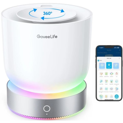 Govee Розумний зволожувач повітря H7162 Aroma Diffuser, RGBIC, білий