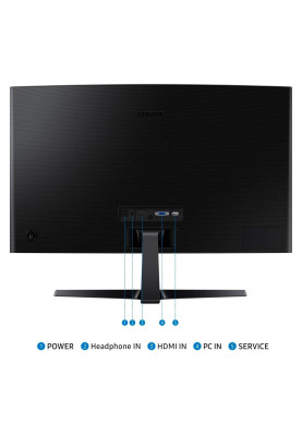 Samsung Монітор 27" S27D366 D-Sub, HDMI, VA, 100Hz, 4ms, CURVED