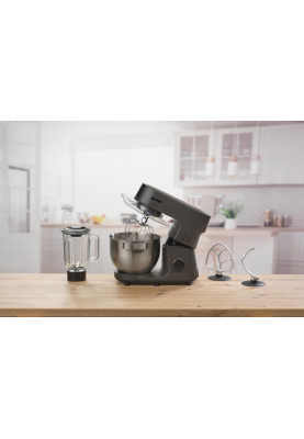 Gorenje kitchen machine 1000W, cup-iron, case-iron, nozzles-7, silver+black