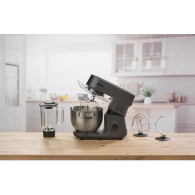 Gorenje kitchen machine 1000W, cup-iron, case-iron, nozzles-7, silver+black