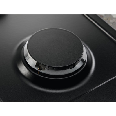 Electrolux Варильна поверхня Electrolux газова, 60см, чавун, чорний