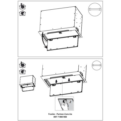 Franke Витяжка вбудовувана Box Flush EVO чорний