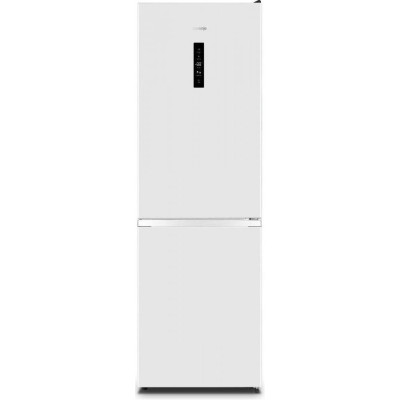 Gorenje Холодильник з нижн. мороз. камерою, 185х60х60см, 2 дв., Х-207л, М-93л, A++, NoFrost Plus, Fresh zone, Зовн. Диспл, білий