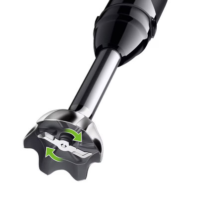 Braun Блендер заглибний MultiQuick 5 Pro, 1000Вт, чаша-600мл, винчик, міні-подріб., чорний