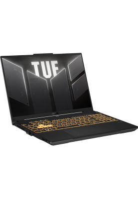 ASUS Ноутбук TUF F16 FX607JV-N3229 16" FHD+ IPS, Intel i7-13650HX, 16GB, F512GB, NVD4060-8, NoOS, Сірий