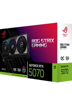 ASUS Відеокарта GeForce RTX 5070 12GB GDDR7 OC ROG-STRIX-RTX5070-O12G-GAMING
