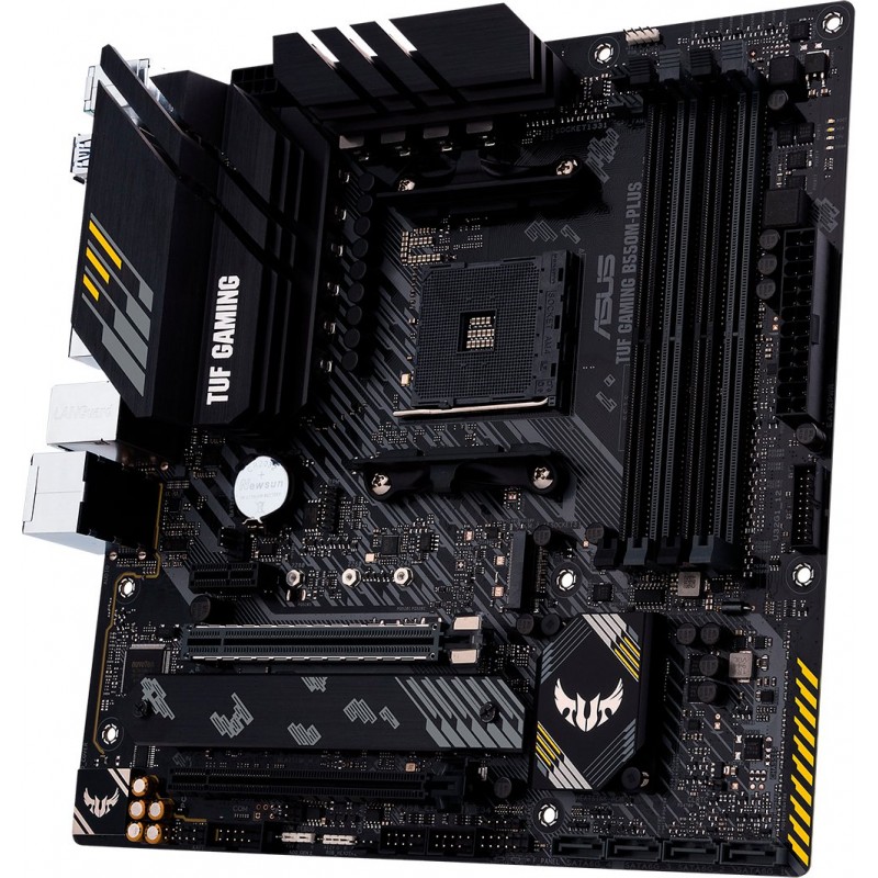 ASUS Материнcька плата TUF GAMING B550M-PLUS sAM4 B550 4xDDR4 M.2 HDMI DP mATX