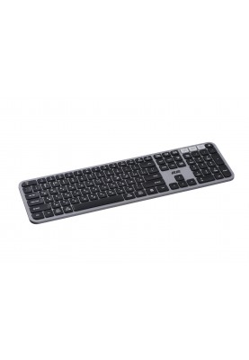 2E Клавіатура мембранна KS240 110key, WL/BT, EN/UK, сіро-чорний
