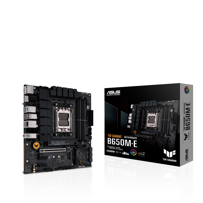 ASUS Материнcька плата TUF GAMING B650M-E sAM5 B650 M.2 HDMI DP mATX