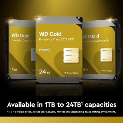 WD Жорсткий диск WD 24TB 3.5" 7200 512MB SATA Gold