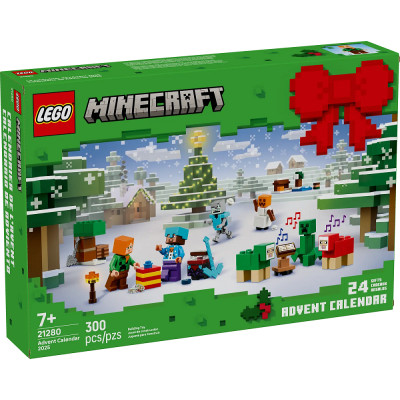 LEGO Конструктор Advent Minecraft 2025