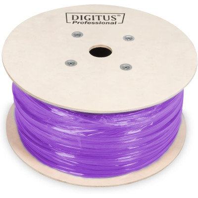 Digitus CAT 6 F-UTP, 305m, AWG 23/1, LSZH-1, фіолетовий Digitus CAT 6 F-UTP, 305m, AWG 23/1, LSZH-1, фіолетовий