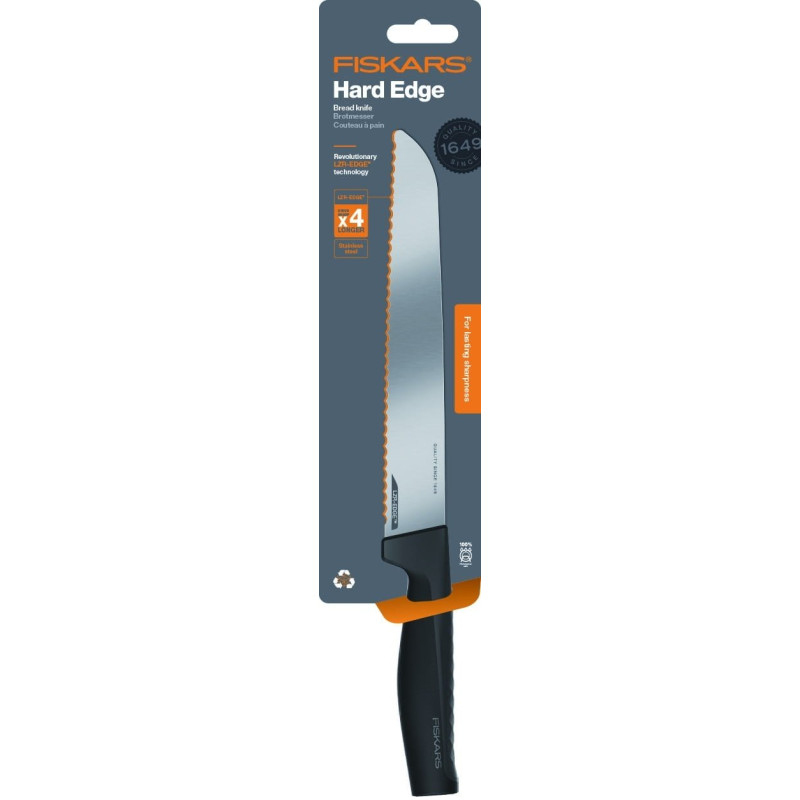 Fiskars Кухонний ніж для хліба Hard Edge, 22 см