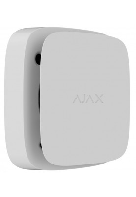 Ajax Датчик диму та температури FireProtect 2 RB Heat Smoke Jeweler, змінна батарея, бездротовий, білий