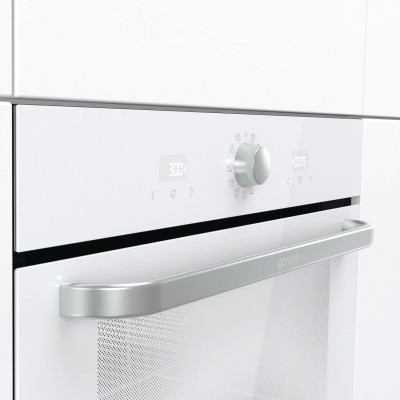 Gorenje Духовий шафа електричний, 77л, A, пара, дисплей, макс.темпер.-300, білий
