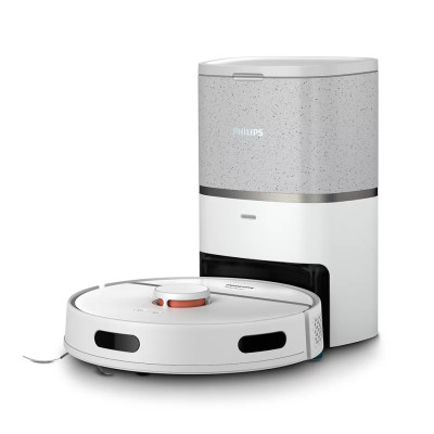 Philips Робот-пилосос 3000 Series, конт пил -0.35л, вода -0.3л, автон. робота до 200хв, HEPA 11, білий