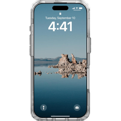 UAG Чохол для iPhone 16 Pro, Plyo Magsafe LE, Black/Clear Ombre