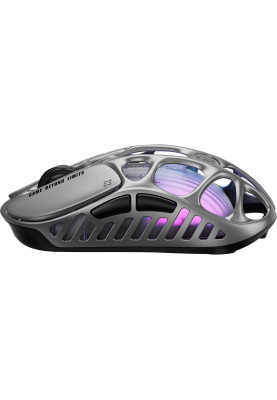GravaStar Миша Mercury X Pro, 8K, BT/WL/USB-A, RGB, сірий