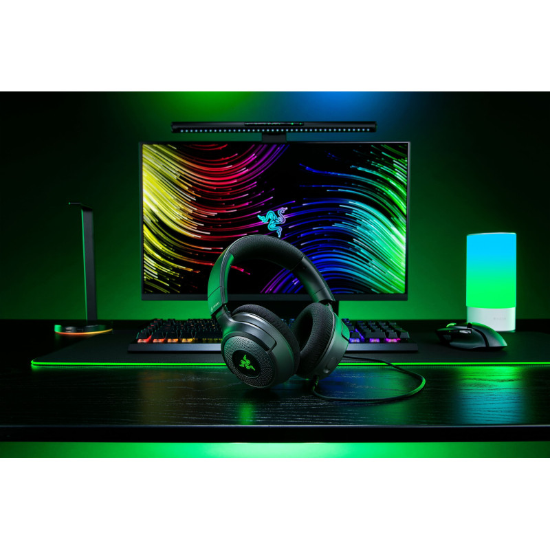 Razer Гарнітура ігрова Kraken V4 X, 7.1, USB-A, 1.8м, RGB, чорний