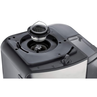 Russell Hobbs Кавоварка Russell Hobbs крапельна Grind and Brew, 1.25л, мелена, LED-дисплей, чорно-метал
