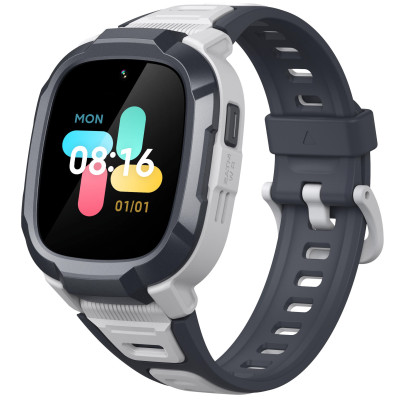 Mibro Дитячий годинник-телефон P6, 1.4", 240x280, GPS, 2MP, 900мА·год, 2АТM, сірий