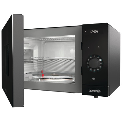 Gorenje Мікрохвильова піч Simplicity, 23л, міх. управл., 900Вт, гриль, дисплей, чорний