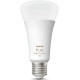Philips Hue Лампа розумна E27, 15W(100Вт), 2000K-6500K, RGB, ZigBee, Bluetooth, димування