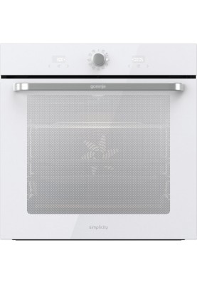 Gorenje Духова шафа електрична, 77л, A, пара, дисплей, макс.темпер.-300, білий