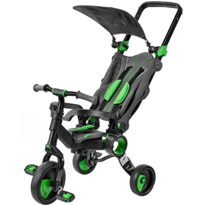 Galileo Триколісний велосипед Strollcycle Black зелений
