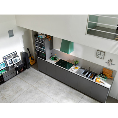 Franke Духовий шафа електричний, 71л, піроліз, сенсорне управління, дисплей, таймер, чорний+нерж