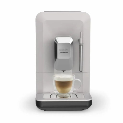 Krups Кавомашина Krups My Coffee+ 1.5л, зерно, ОLED дисплей, авторецептів - 3, метал, сірий