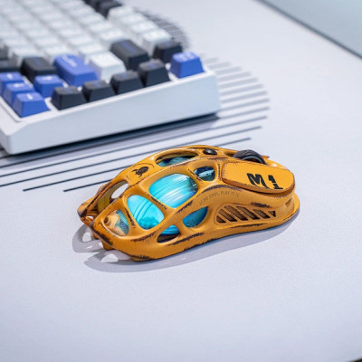 GravaStar Миша GravaStar Mercury M1 Pro, magnesium alloy body, BT/WL/USB-A, RGB, Battle-Worn Yellow GravaStar Миша GravaStar Mercury M1 Pro, magnesium alloy body, BT/WL/USB-A, RGB, Battle-Worn Yellow