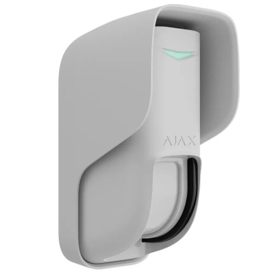 Ajax Датчик руху вуличний типу "штора" MotionProtect Curtain Outdoor, Jeweler, бездротовий, білий