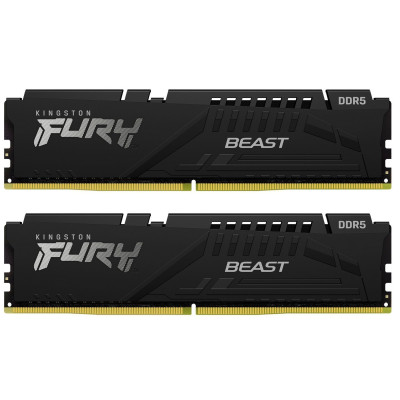 Kingston Пам'ять ПК DDR5 64GB KIT (32GBx2) 5600 FURY Beast