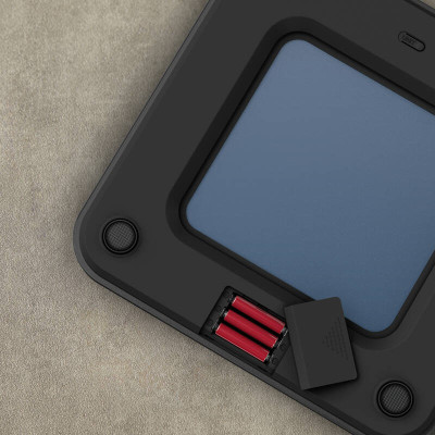 Tefal Ваги Tefal підлогові Classic, 180кг, AAAx3 в комплекті, скло, темно-синій