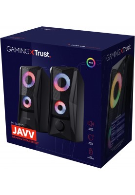 Trust Акустична система GXT 606 Javv 2.0, USB/AUX, RGB, чорний