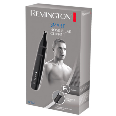 Remington Тример Smart, для носа та вух, ААх1, сталь, чорно-синій